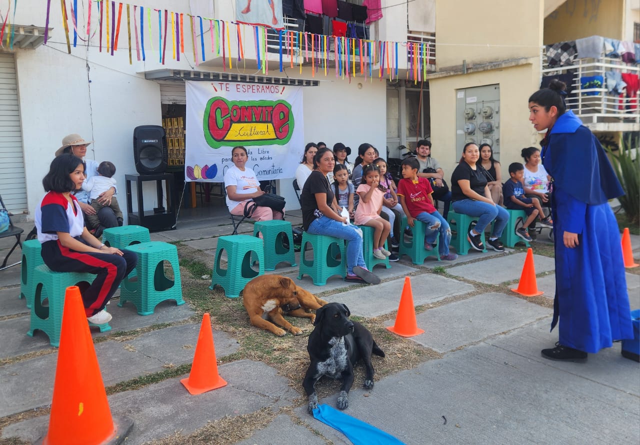 Actividad Cultural Comunitaria: Convite cultural en el Centro de Desarrollo Comunitario Villas Oriente, Morelia, Michoacán